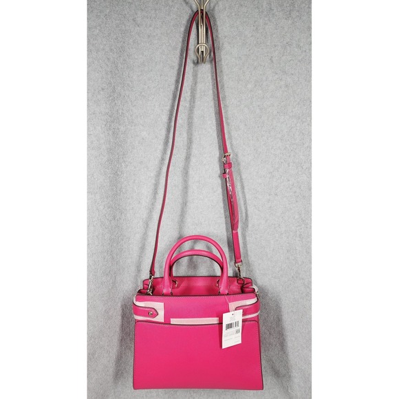 Kate Spade Margaux Medium‎ Satchel Womens Pink Leather Handbag Purse New Tag - Picture 13 of 16
